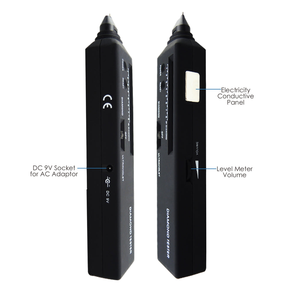 TEK-932 Diamond Tester with Ultraviolet (UV) Light Portable Gem Gemstone Jeweler Device