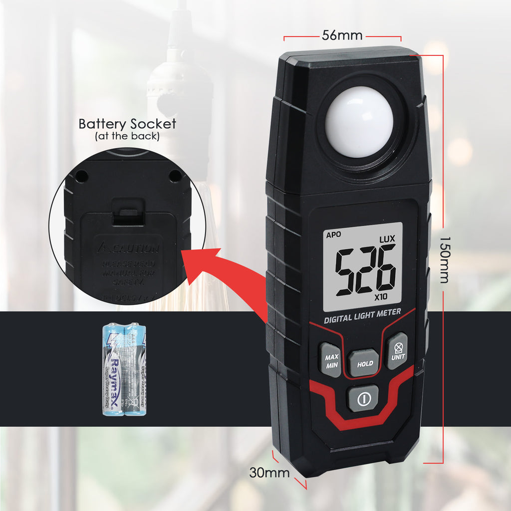 TK429PLUS Light Lux Meter Illuminance Tester Photometer Luxmeter LUX FC Measurement Unit Silicon Photodiode Sensor