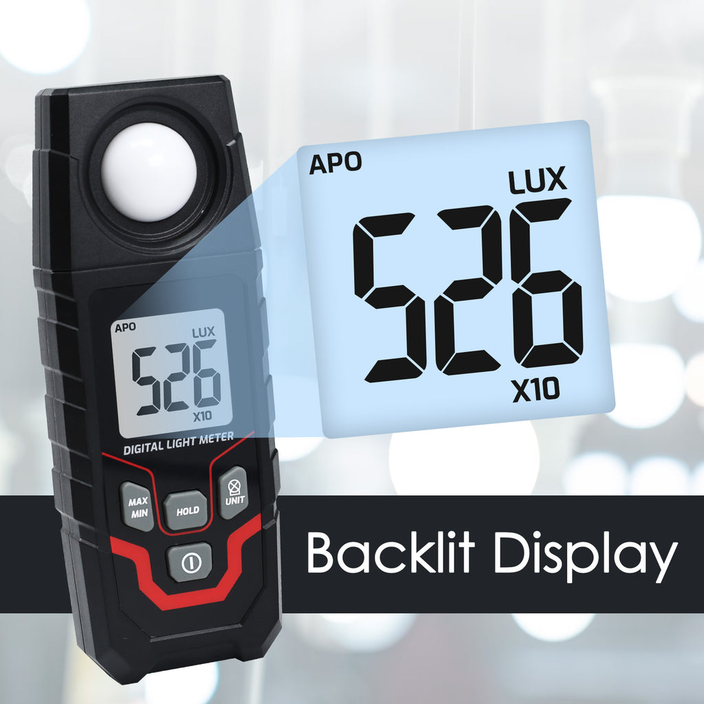 TK429PLUS Light Lux Meter Illuminance Tester Photometer Luxmeter LUX FC Measurement Unit Silicon Photodiode Sensor