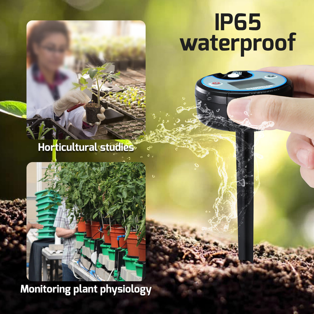 TK499PLUS Professional PAR DLI Light Meter PAR/PPFD & DLI for Plants Measure Photosynthetic Light (400-700nm) for Hydroponics, Greenhouses & Indoor Grow Rooms