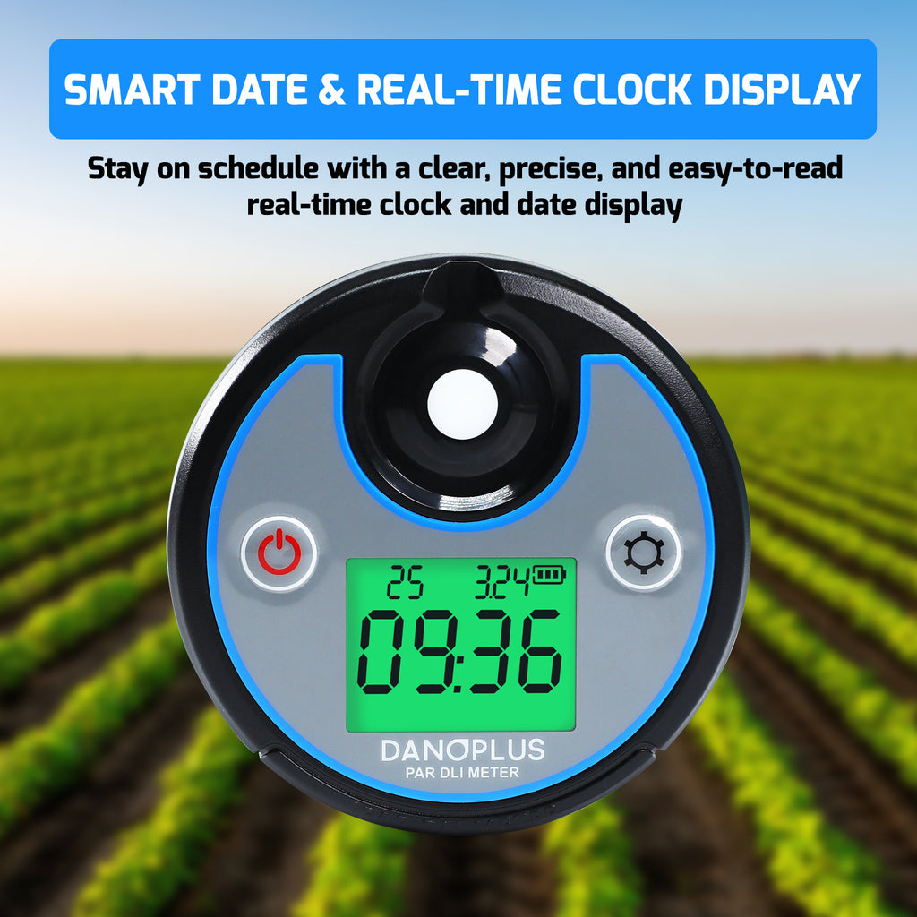 TK499PLUS Professional PAR DLI Light Meter PAR/PPFD & DLI for Plants Measure Photosynthetic Light (400-700nm) for Hydroponics, Greenhouses & Indoor Grow Rooms