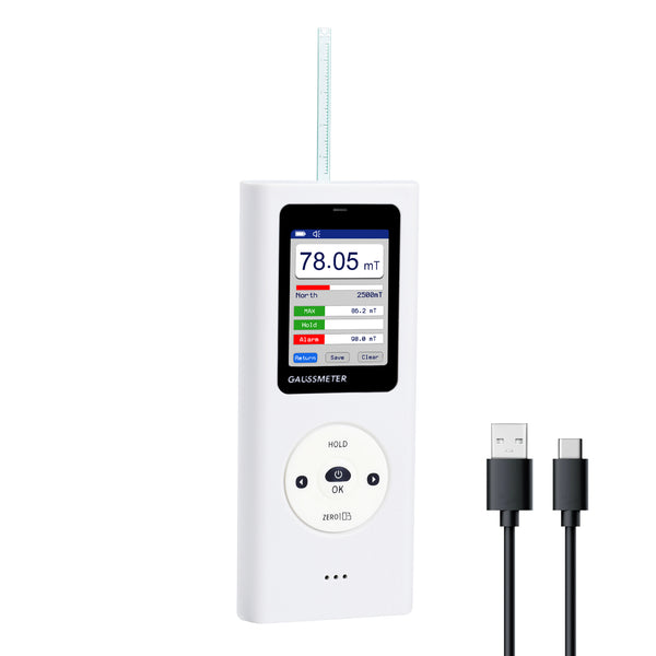 TK506PLUS Professional Portable Gauss Meter / Tesla Meter – High