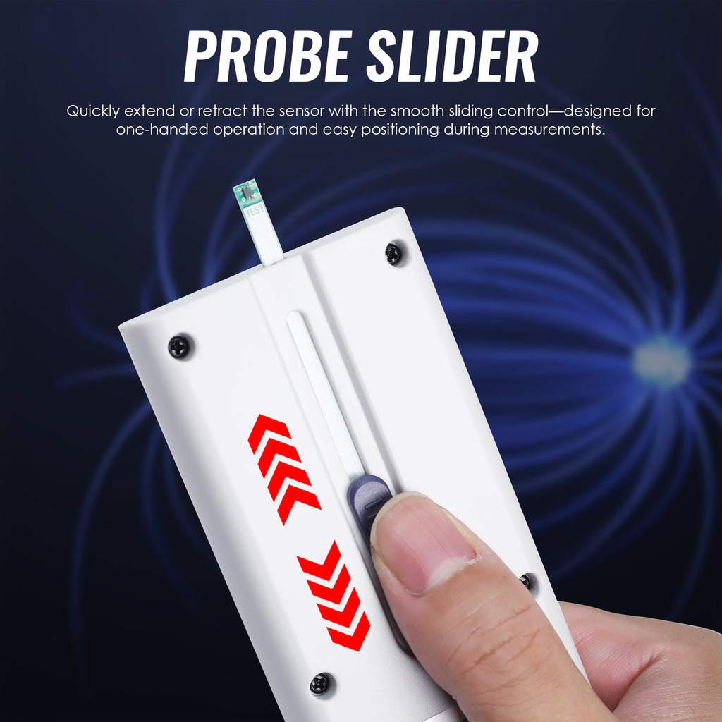 TK506PLUS Professional Portable Gauss Meter / Tesla Meter – High-Precision Magnetic Field Tester with Color Screen, Data Storage & Alarm – Measures Gs/mT, Pole Detection – for Industrial, Research, Manufacturing