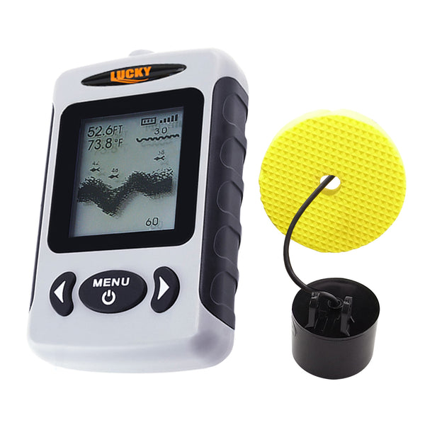 clearance fish finders FF-718 Lucky Wired Finder 80m/ 240ft Fishfinder Depth Range 4 weight 7'6
