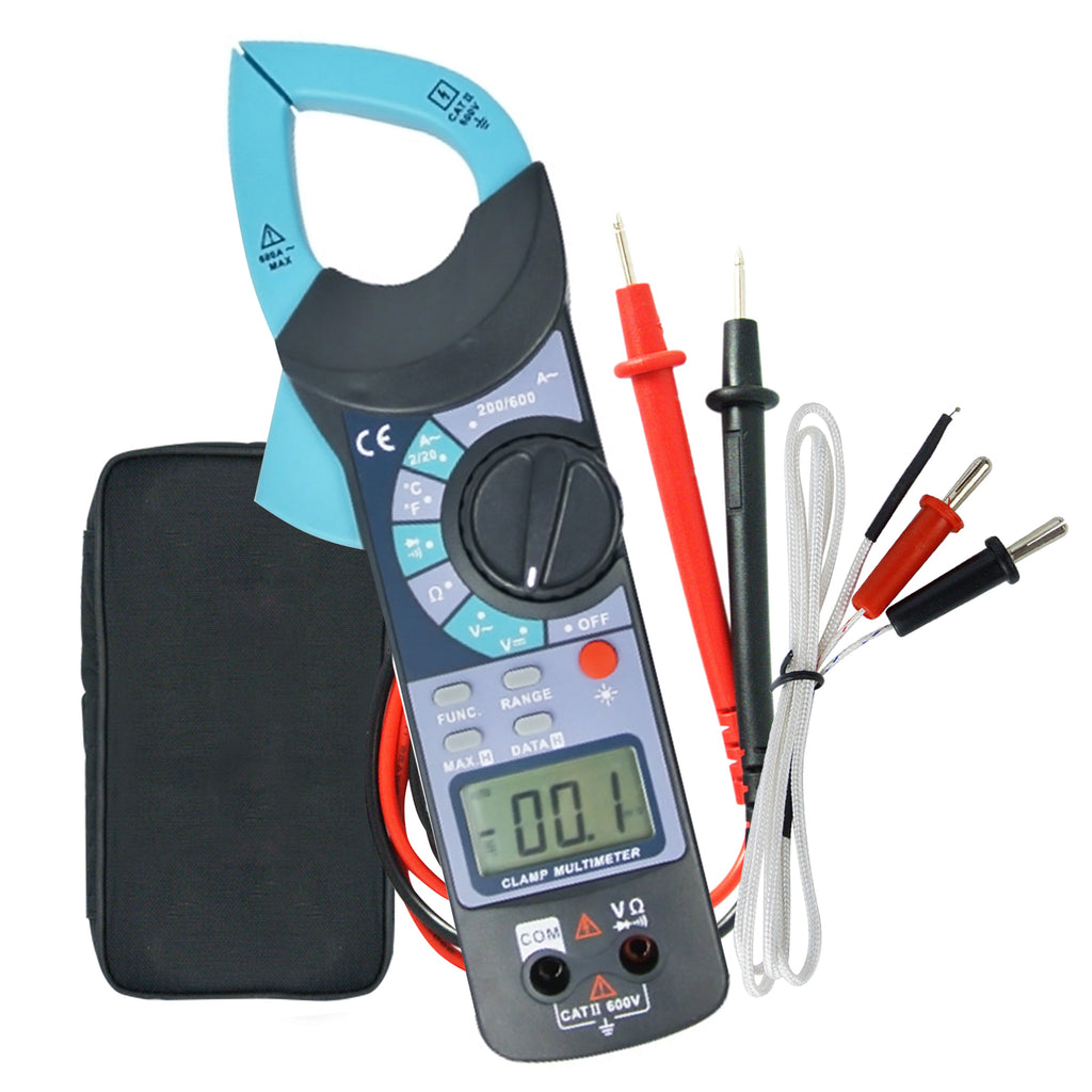 CMTK-1014 Digital Clamp Meter DC AC Voltage Resistance Audible Continuity Multimeter Tester-Tekcoplus Ltd.