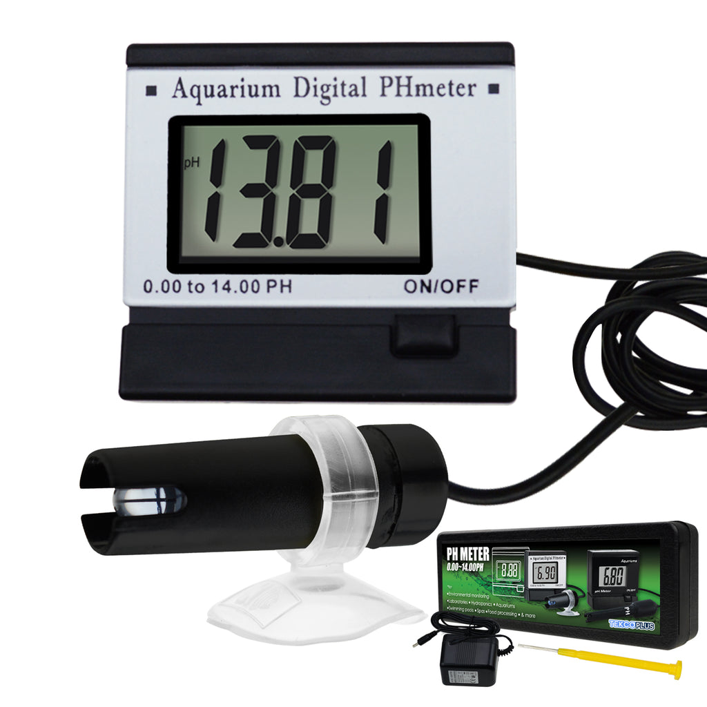 PHTK-153 Digital pH Meter + Fixed Electrode + Adaptor for Aquarium Pool Pond Hydroponics