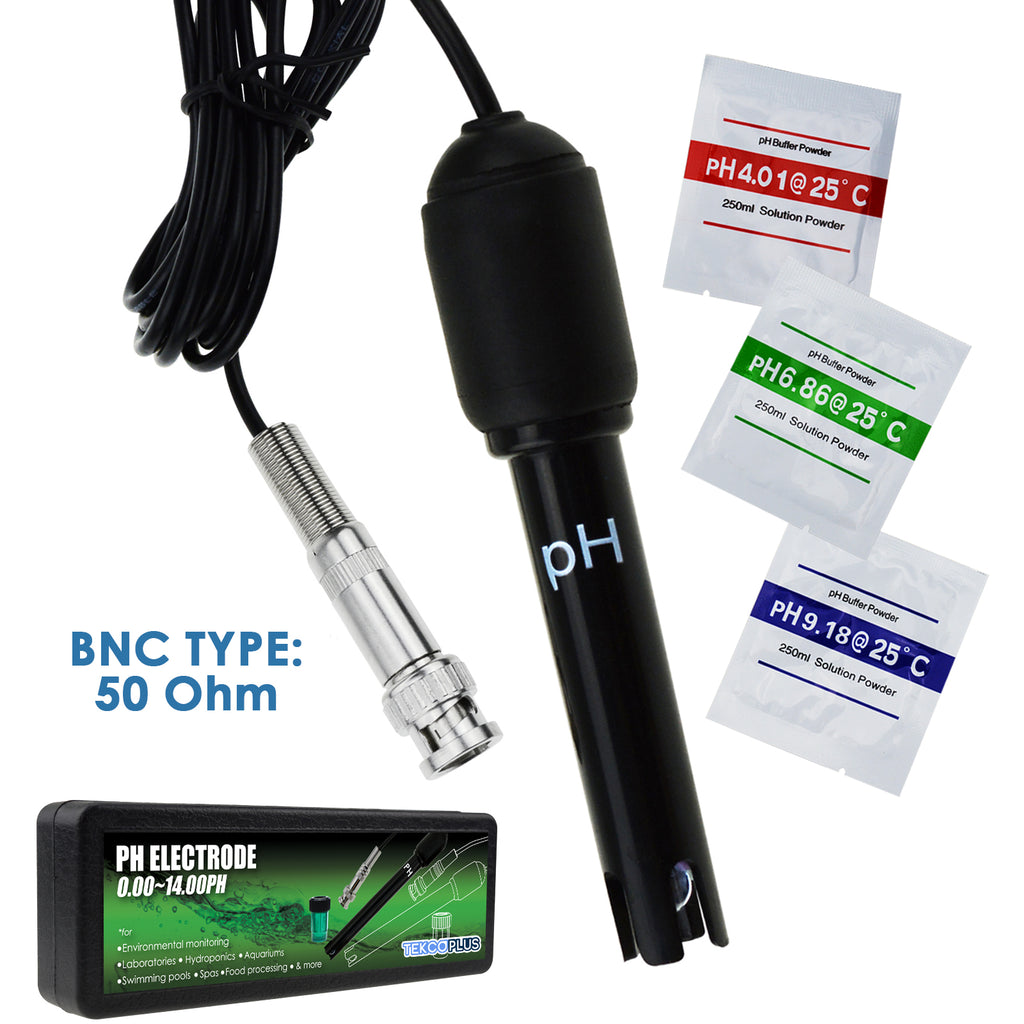 PETK-88 pH Electrode 150cm Cable and BNC Socket for pH Meter & Controller