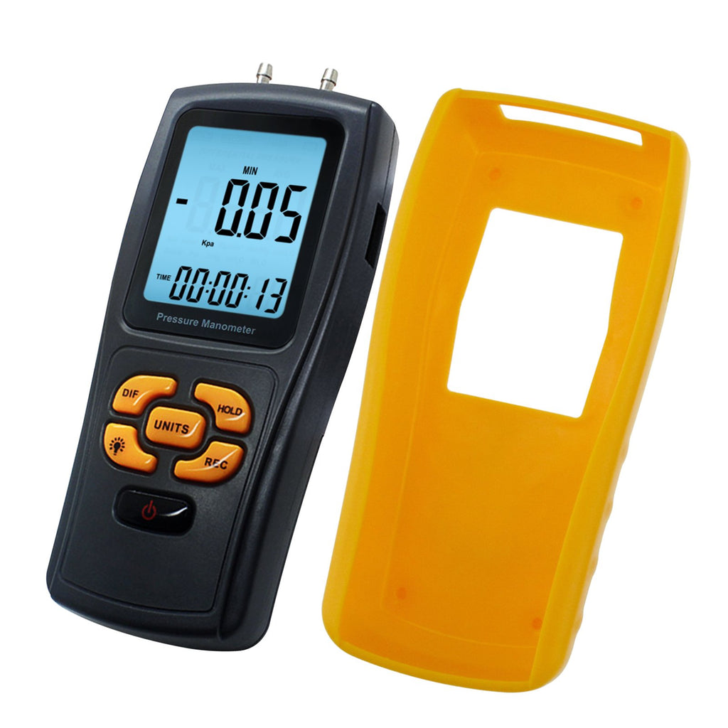 MATK -819 Digital Manometer with USB Interface, Differential Pressure Gauge Air Pressure Instrument-Tekcoplus Ltd.