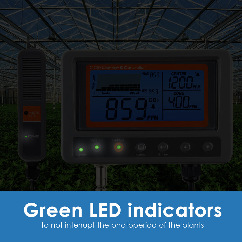 TK297PLUS Carbon Dioxide Controller with Relay Function and NDIR Sensor CO2 Indoor Air Quality Monitor