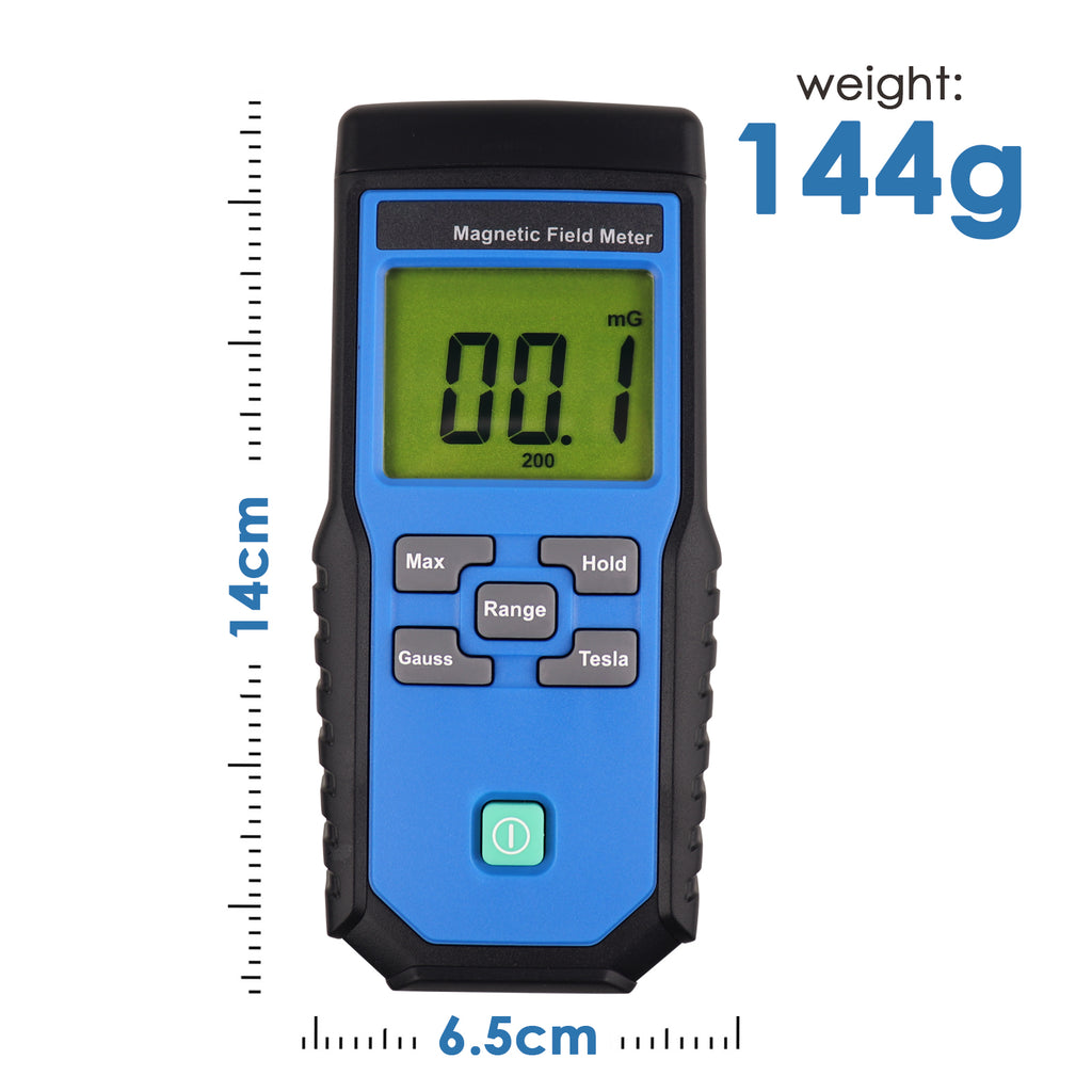 TM-191 Digital EMF ELF Meter Electromagnetic Field Gauss Tester mG / µT Made in Taiwan