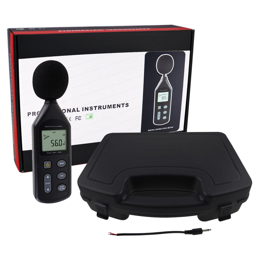TK269PLUS Digital Sound Level Meter Noise Tester Decibel Logger Volume Monitor