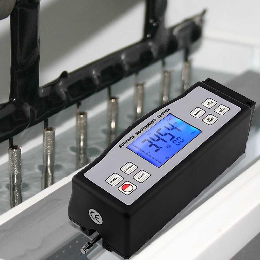 RTTK-882 Digital Surface Roughness Tester 4 Parameters (Ra, Rz, Rq, Rt) Built-in Diamond Pin Probe