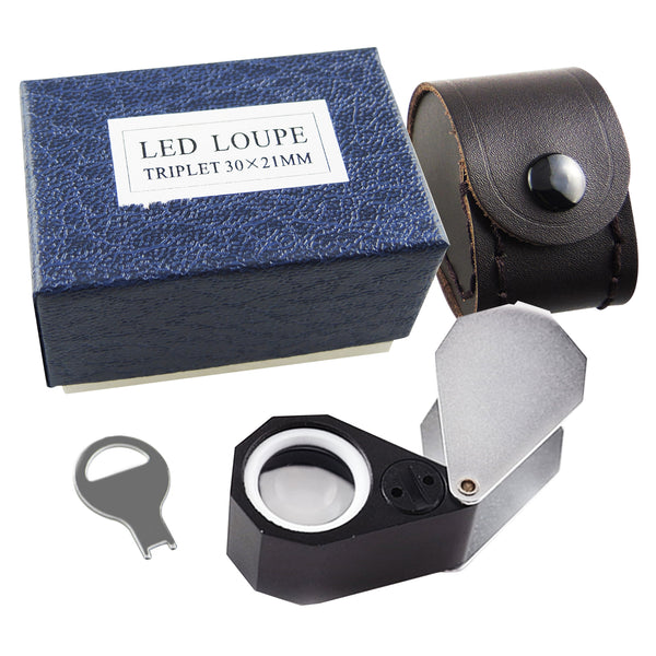 Geologist 10X Magnifying Glass-for Mineral Identification Geologist 10X Magnifying Glass-for Mineral Identification