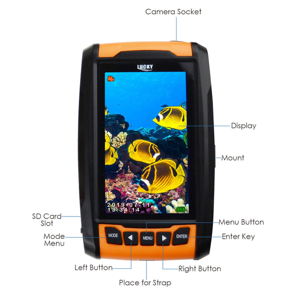 FF-180PR LUCKY HD Display Underwater Camera Rechargeable Fishing