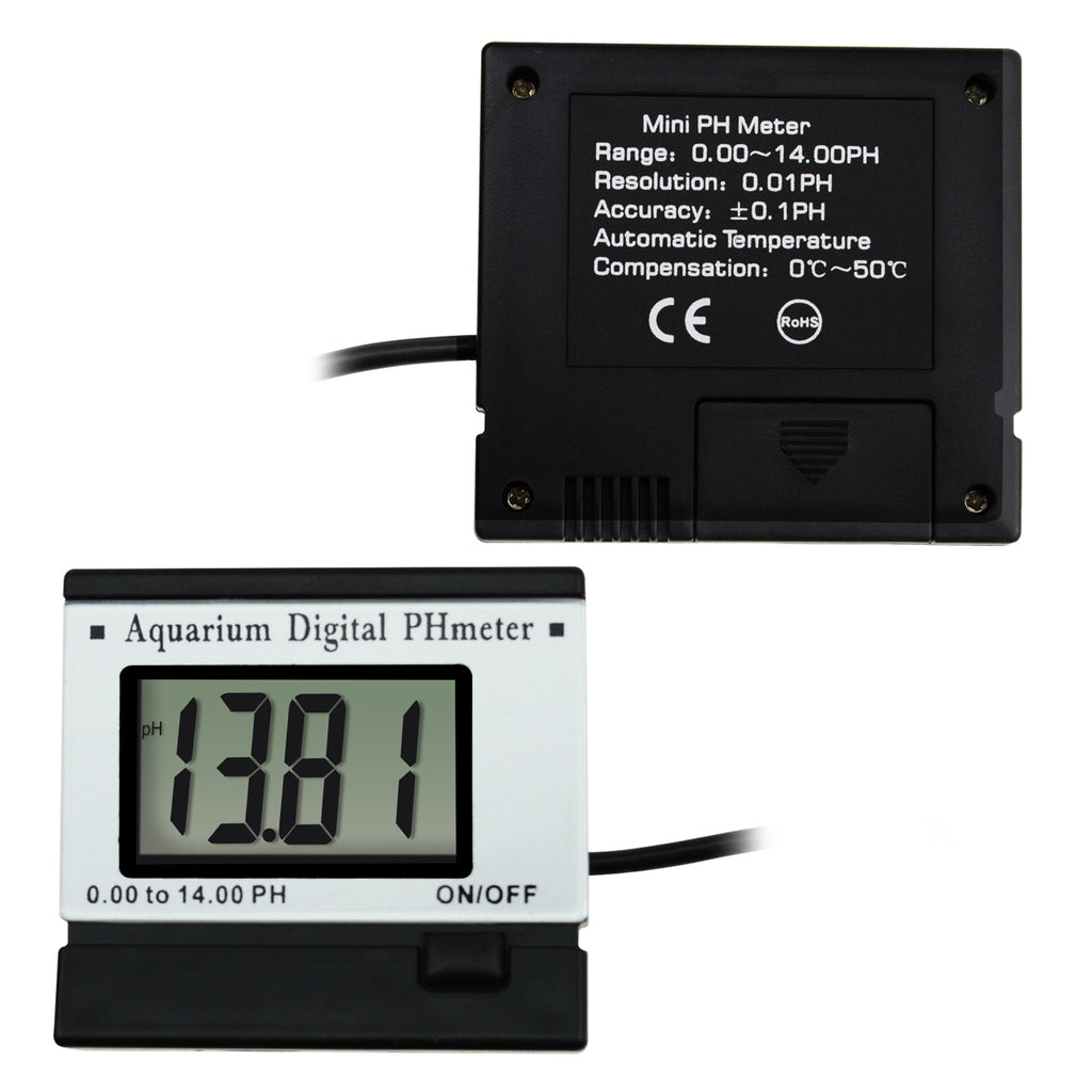 PHTK-153 Digital pH Meter + Fixed Electrode + Adaptor for Aquarium Pool Pond Hydroponics