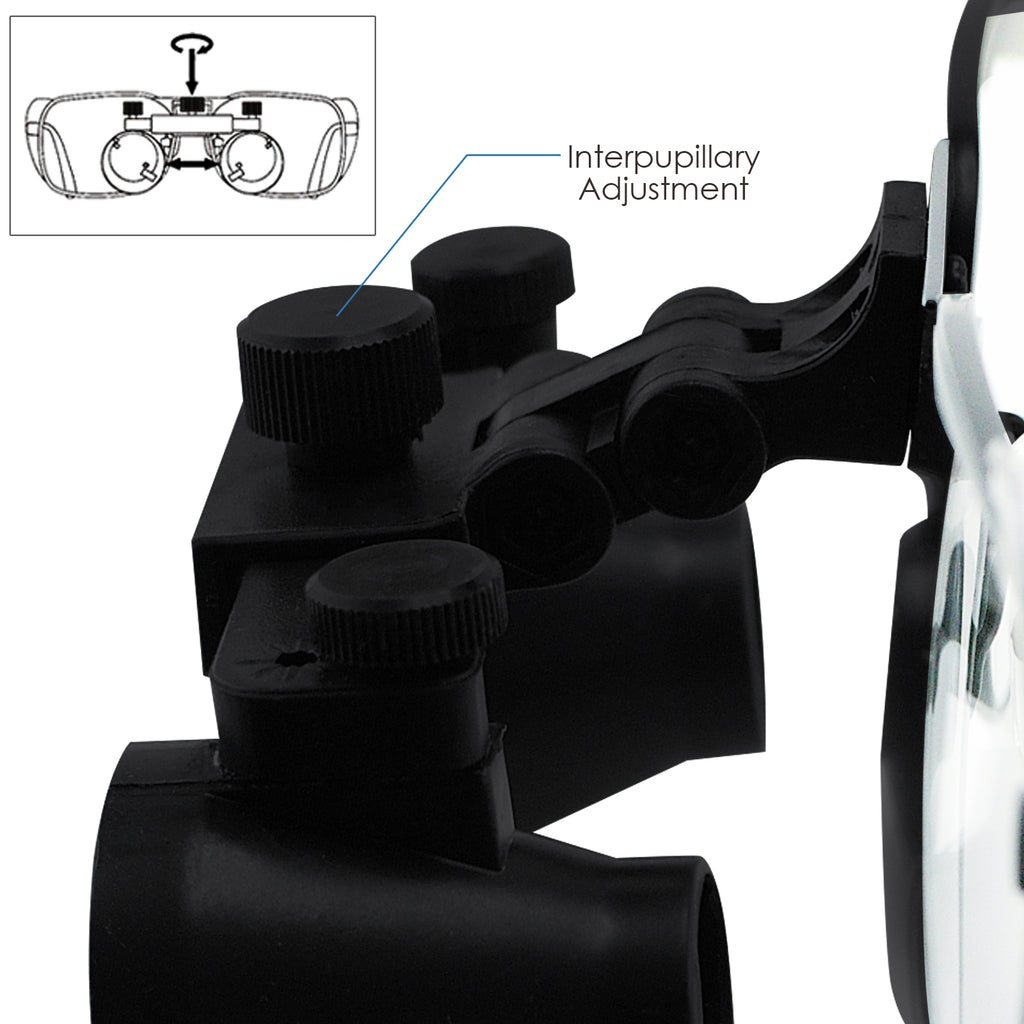 DLTK-769 Dental Loupe 3.5x Magnification Galilean Style Titanium Frame Surgical Medical Binocular