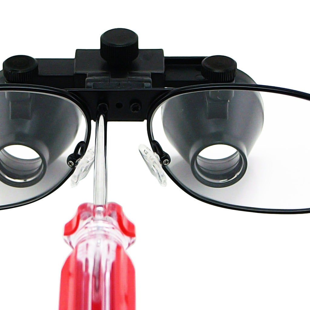 DLTK-768 Dental Loupe 2.5x Magnification Galilean Style Titanium Frame Dental Surgical Binocular