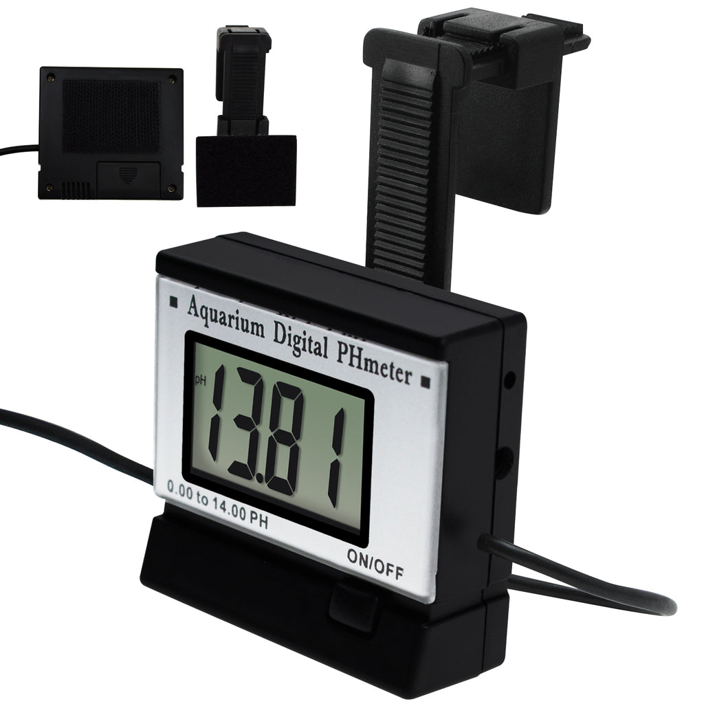 PHTK-153 Digital pH Meter + Fixed Electrode + Adaptor for Aquarium Pool Pond Hydroponics