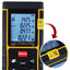 DITK-727 Digital 80M/262ft Laser Distance Meter Range Finder with Backlight & Bubble Level