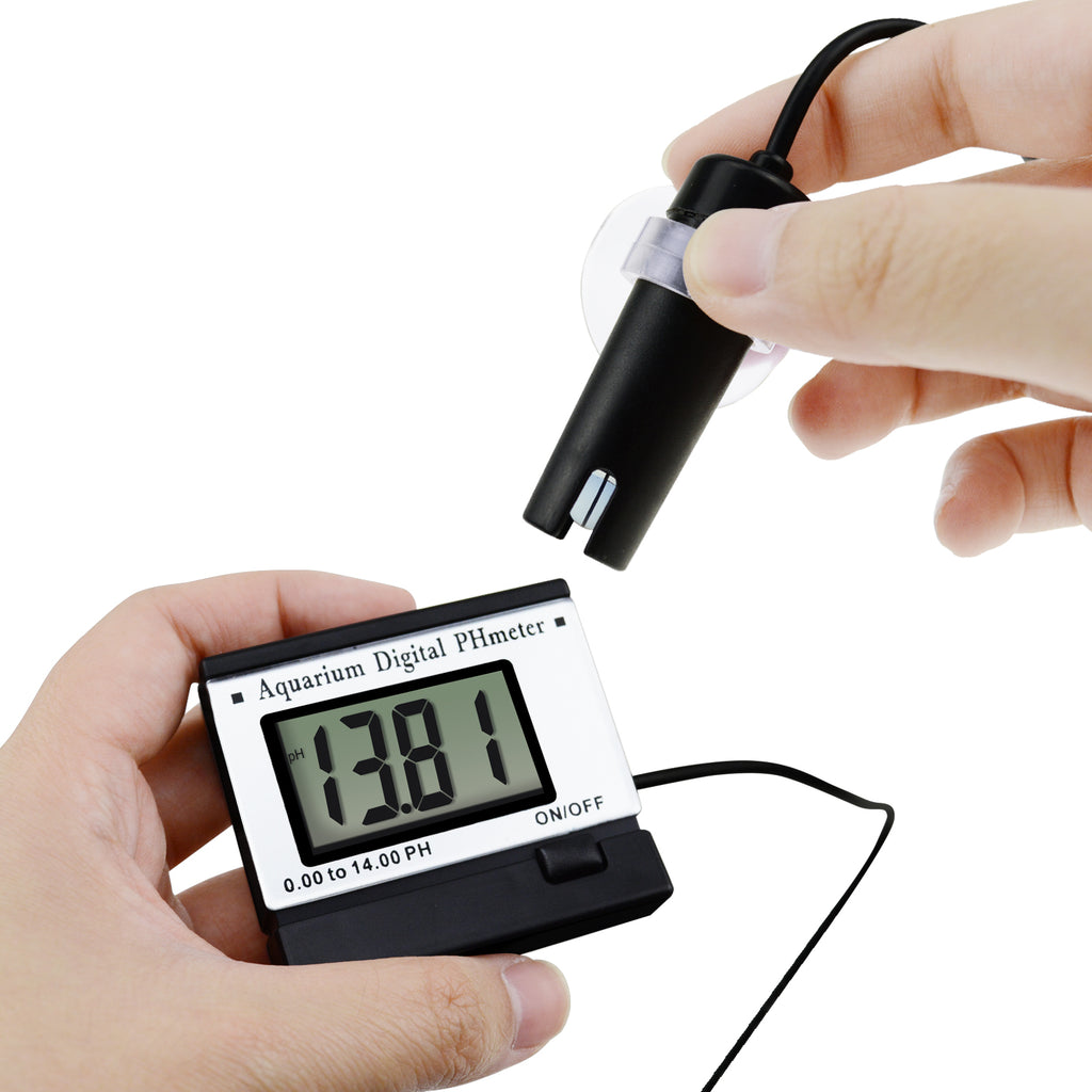 PHTK-153 Digital pH Meter + Fixed Electrode + Adaptor for Aquarium Pool Pond Hydroponics