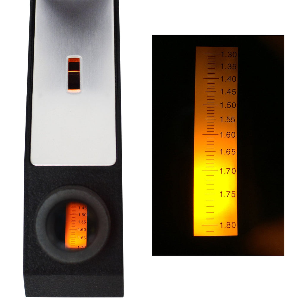 RETK-827 Gem Refractometer 0.01 nD Scale Division w/ Built-in LED Light + RI Oil Gem Gemstone Tester-Tekcoplus Ltd.
