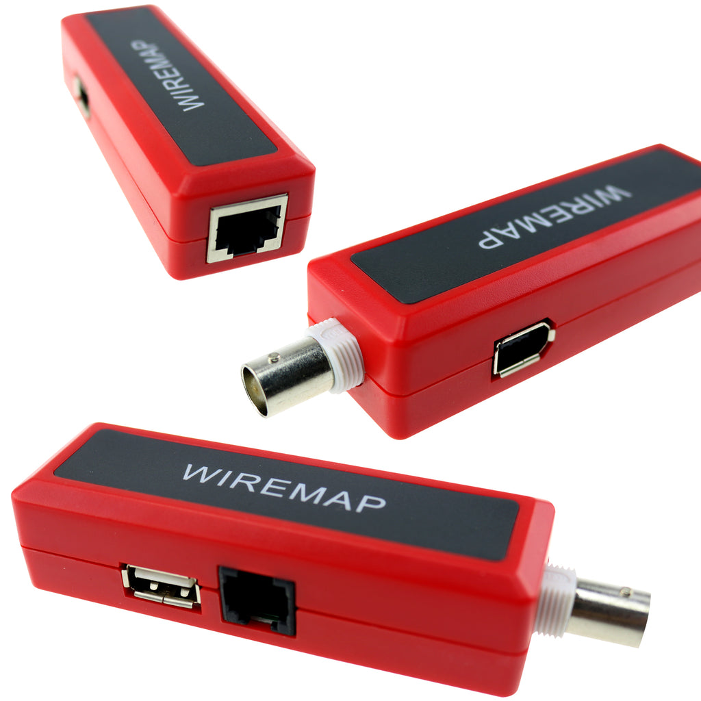 CTTK-53 Network Cable Tester RJ45 RJ11 BNC 1394 Line Phone Wire Tracker-Tekcoplus Ltd.