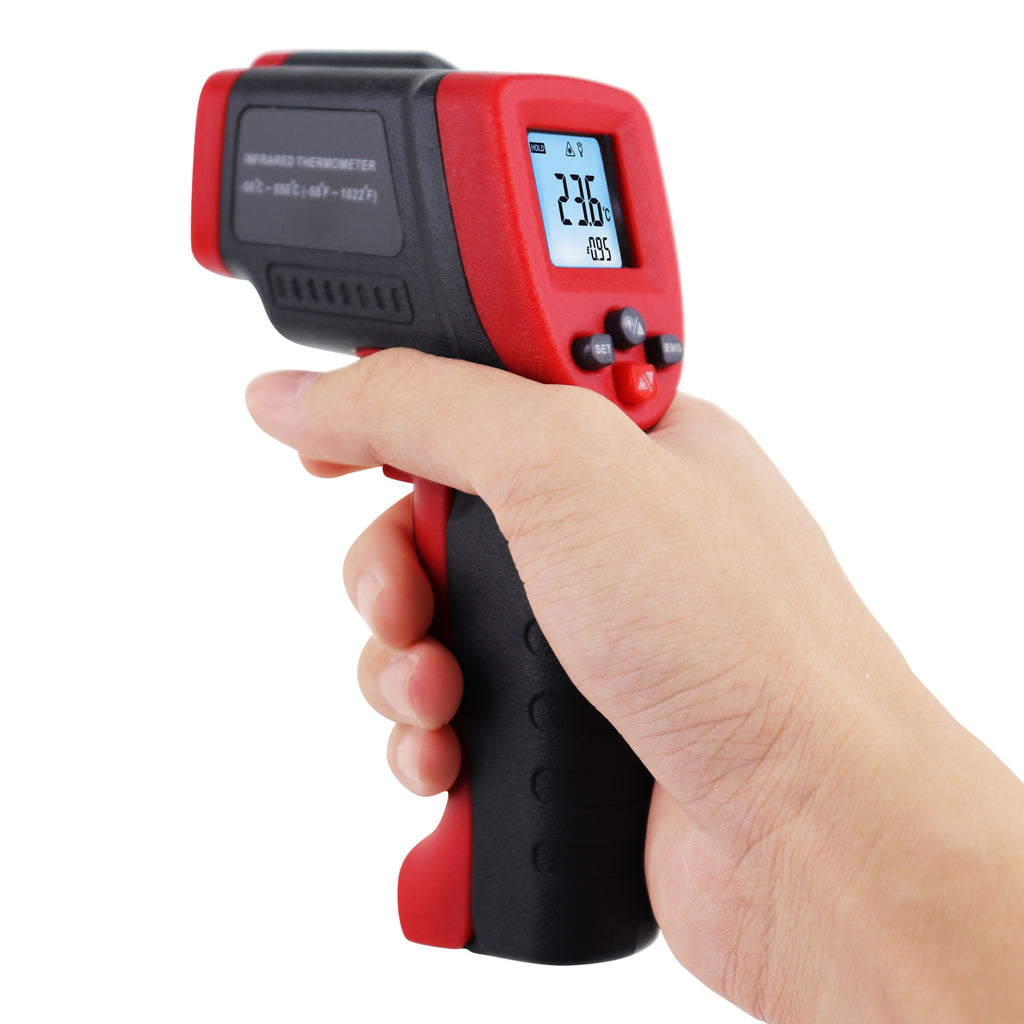 TK262PLUS Infrared Thermometer Digital Temperature Gun Meter Non-Contact IR Laser