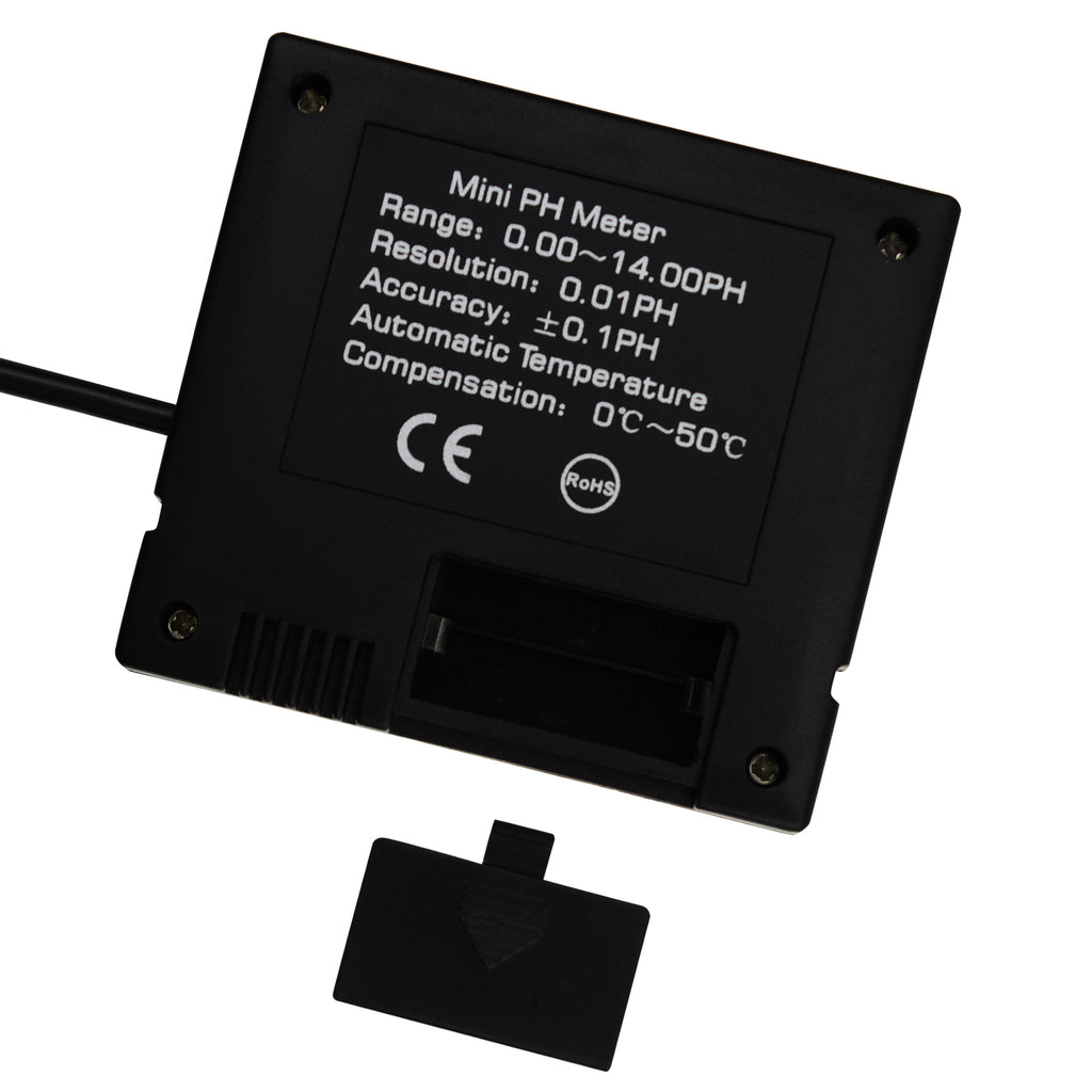 PHTK-153 Digital pH Meter + Fixed Electrode + Adaptor for Aquarium Pool Pond Hydroponics