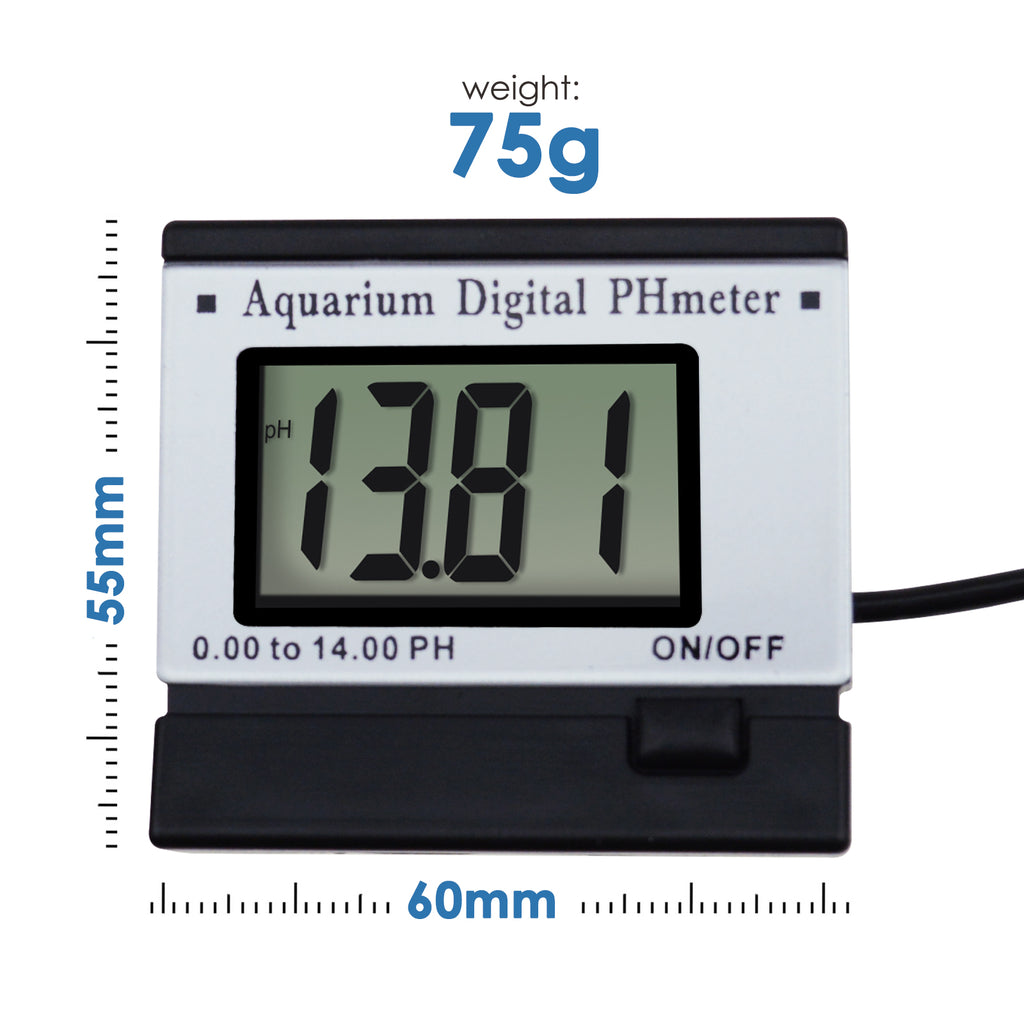 PHTK-153 Digital pH Meter + Fixed Electrode + Adaptor for Aquarium Pool Pond Hydroponics
