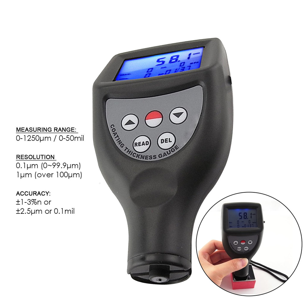 TMTK-763FN Paint Coating Thickness Meter Gauge Tester F/NF Probes 99 Groups Measure Aluminum & Iron-Tekcoplus Ltd.