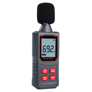 TK411PLUS Handheld Sound Level Meter 30~130dBA Decibel Meter A-Weighting SPL Noise Tester Fast/Slow Measurement with Capacitive Microphone Sensor 30~130dB-Tekcoplus Ltd.