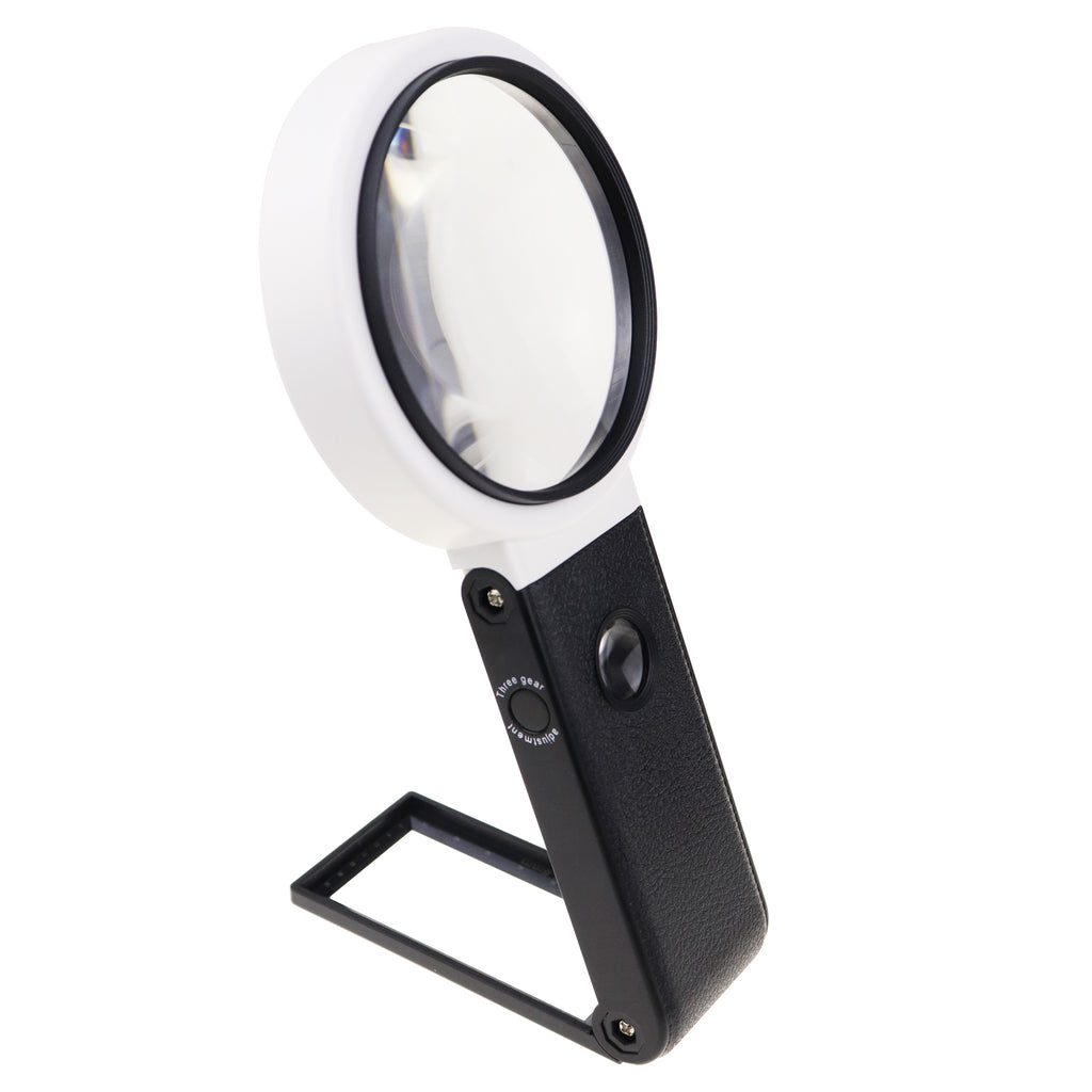 Handheld Magnifying Glass Multi Size with Led Lights Usb Loupe