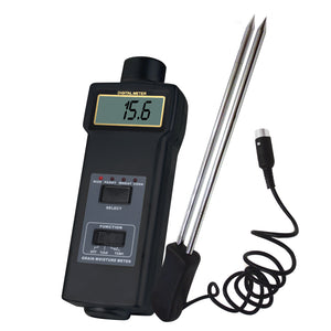 MMTK-894 Digital Grain Moisture & Temperature Meter (Celsius & Fahrenheit) 4-type-Tekcoplus Ltd.
