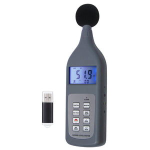 SLTK-887 Sound Level Meter with RS-232C Software Decibel Noise Datalogger Tester-Tekcoplus Ltd.