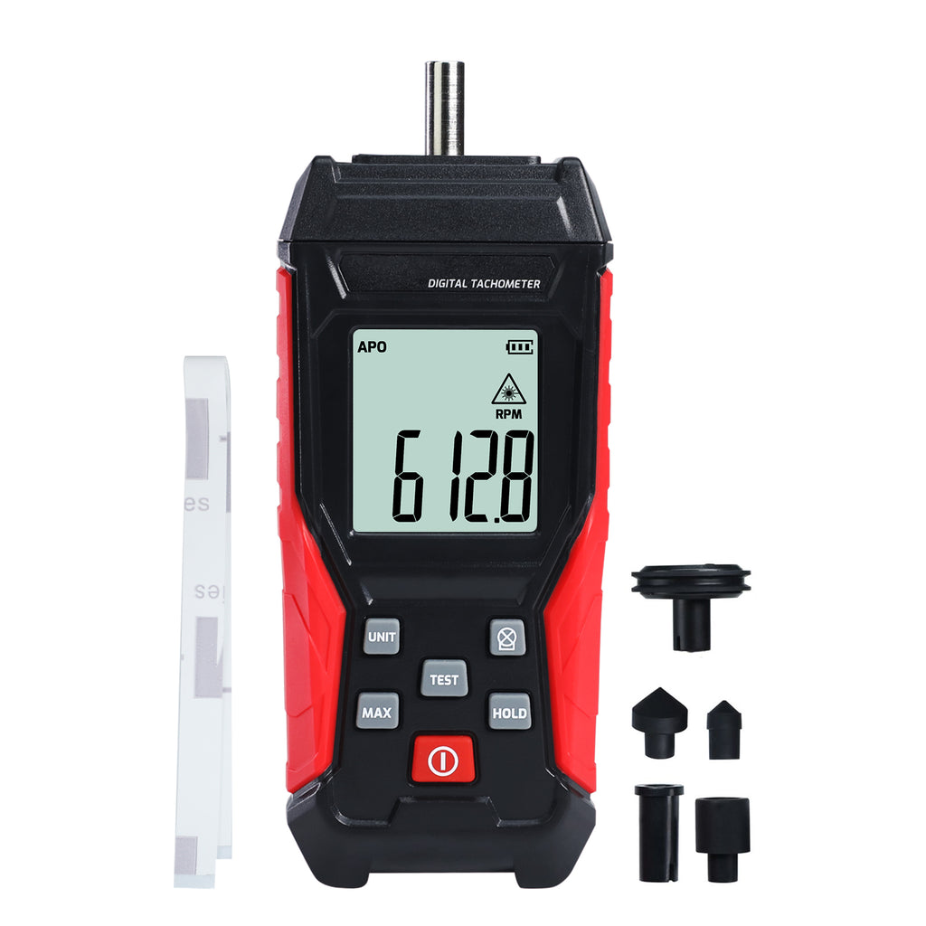 TK401PLUS Professional Non-contact/Contact Laser Tachometer Laser Phot ...
