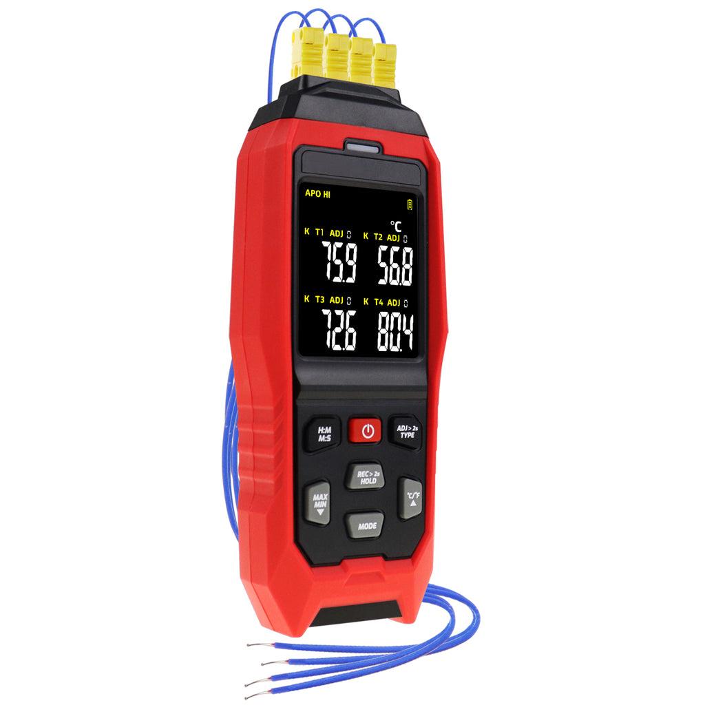 VOLTCRAFT PL-125-T4 Temperaturmätare Kalibrerad (DAkkS) -200 - 1372 °C VOLTCRAFT PL-125-T4 Temperaturmätare Kalibrerad (DAkkS) -200 - 1372 °C