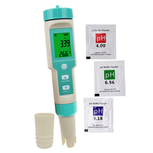 TK339PLUS Digital PH / TDS / EC / ORP / Salinity / S.G. / Temperature Pentype Water Quality Tester for Drinking Water, Aquariums, Hydroponics Pools