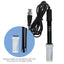 TK295PLUS Aquarium pH / Temperature Monitor Water Quality Meter Tester Replaceable pH Probe and Built-in Temperature Probe