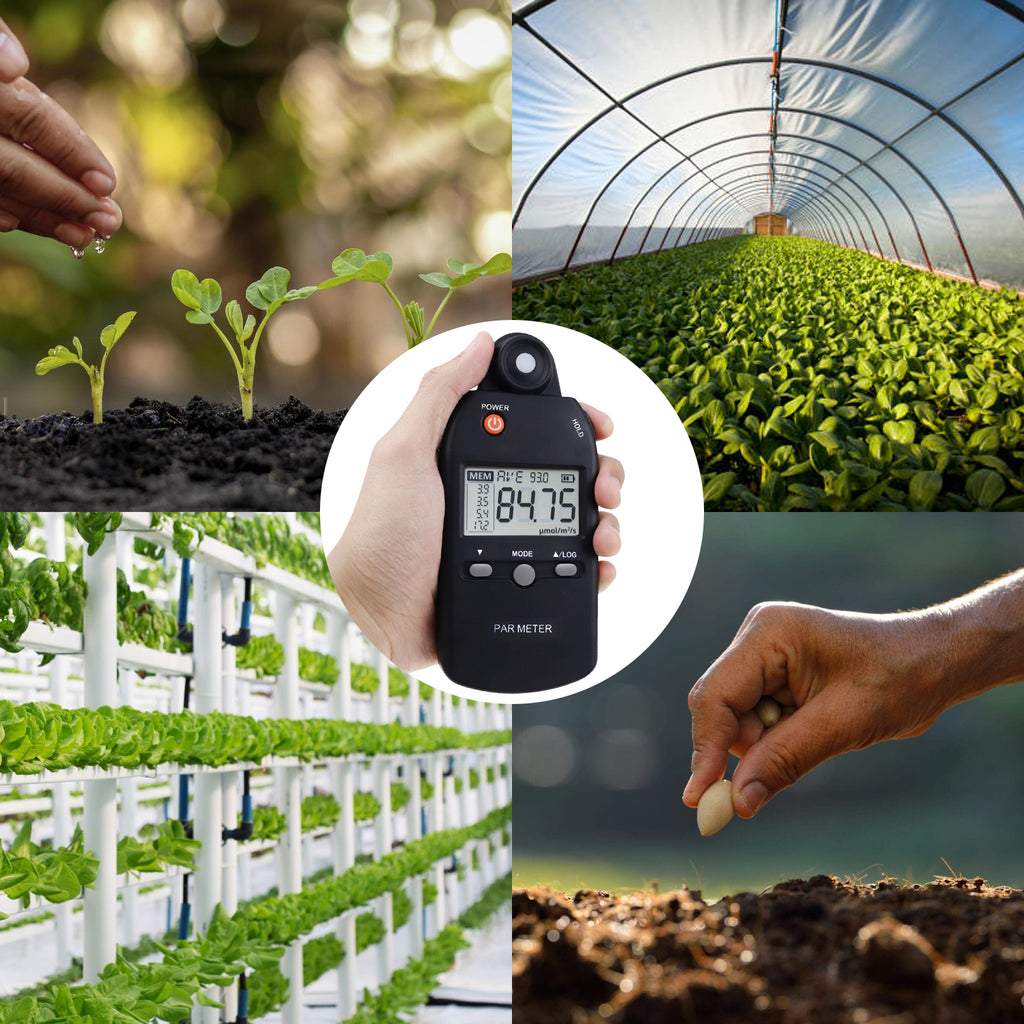 Using A Par Timer TK355PLUS Quantum PAR Meter Light Intensity Photo Synthetically Active ...