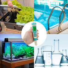 TK339PLUS Digital PH / TDS / EC / ORP / Salinity / S.G. / Temperature Pentype Water Quality Tester for Drinking Water, Aquariums, Hydroponics Pools