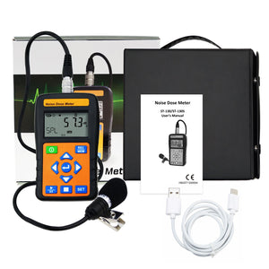 ST-130 Noise Dose Meter (Dosimeter) w/ USB port PC Interface Personal and Occupational Noise Tester