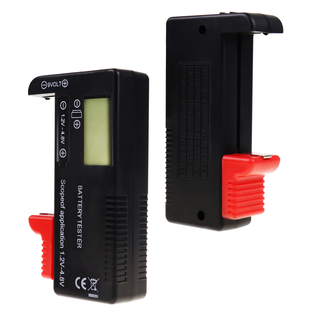 TK376PLUS Handheld Battery Tester Volt Capacity Checker Analyzer LCD Display Check AAA AA C D 9V 3.7V 1.5V Button Cell for Personal and Professional Use