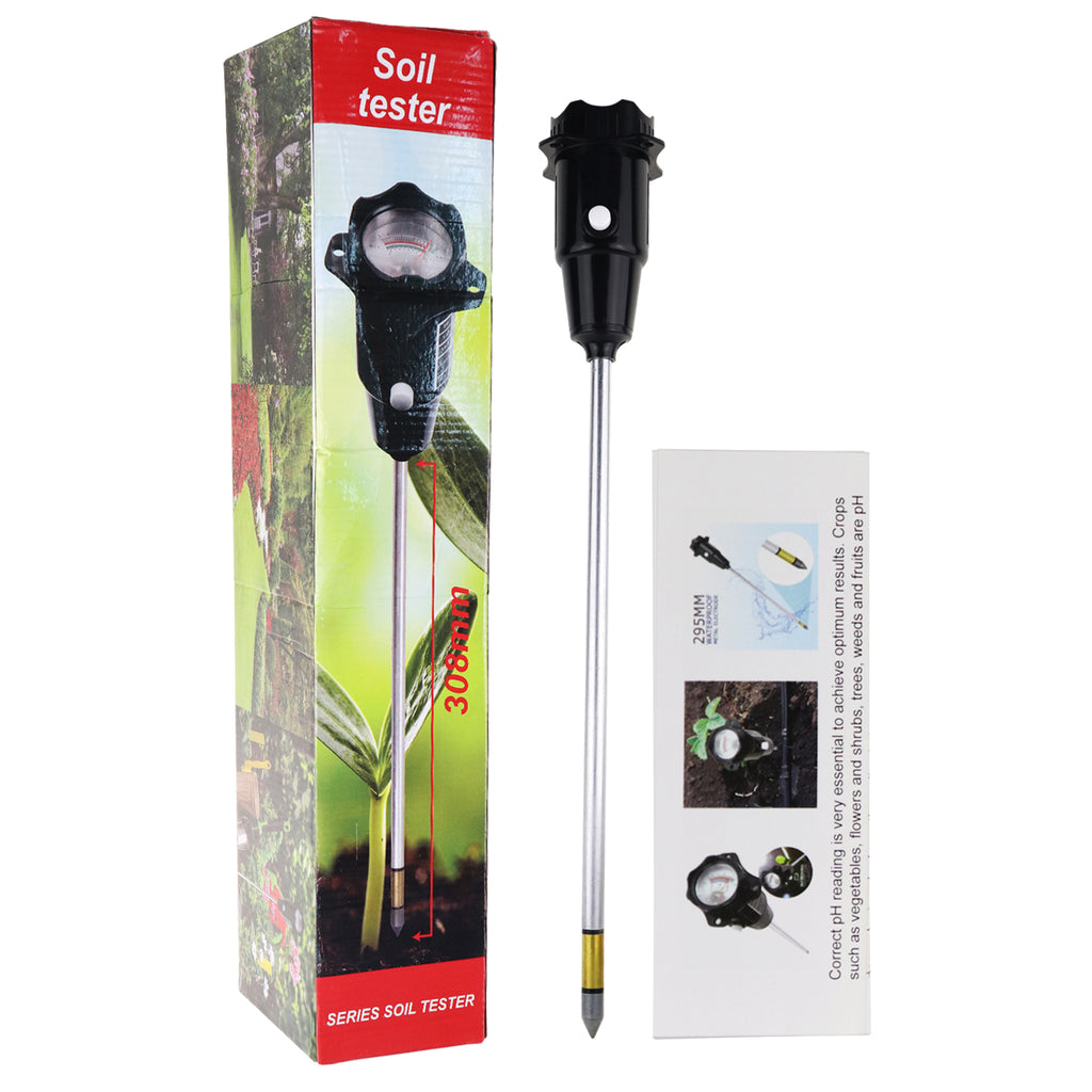 soil moisture meter for trees TK329PLUS Long Probe Soil pH and Moisture Meter 308mm for Gardens Plan – Tekcoplus Ltd