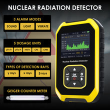 TK391PLUS Handheld Dosimeter Nuclear Geiger Counter Radiation Detector Beta Gamma X-ray Radioactive Tester Rechargeable with Alarm for Personal Protection Nuclear Industry Government Inspection
