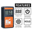 TK214PLUS Portable Window Tint Meter 100% Visual Light Transmission (VLT) Continuous Measurement up to 4000 Handheld Device for Car Window Vehicle Curtains