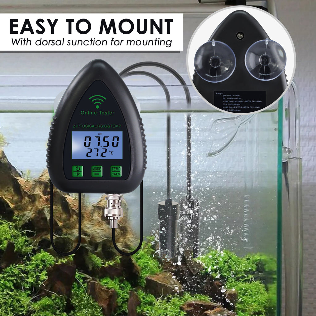 WiFi 5in1 Water Quality Online Monitor PH Total Dissolved Solids