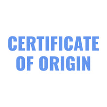 Certificate of Origin