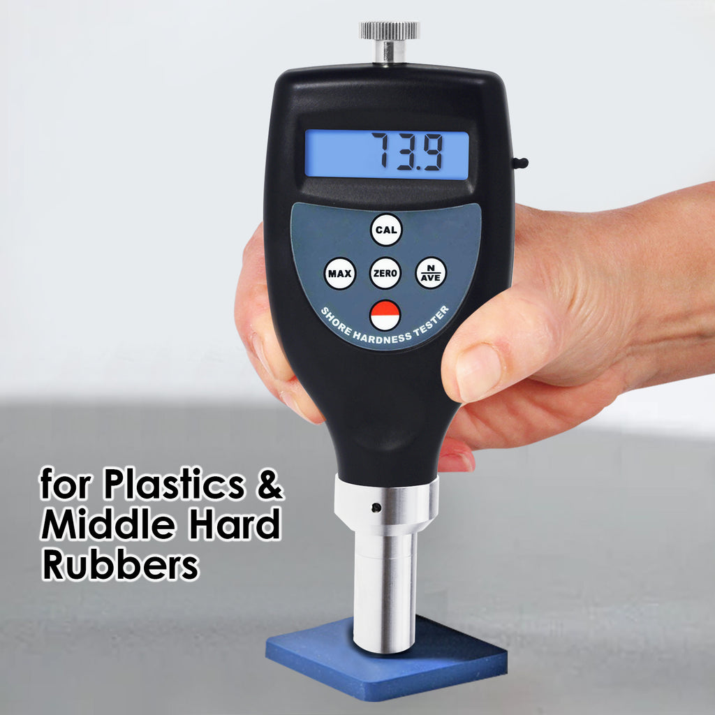 thumbnail interactive-video image 1 of Durometer Shore Type A Hardness Tester Meter – Includes Test Block 1 of 1