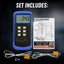 THTK-830 K-Type Thermometer with Thermocouple Sensor 1300°C / 2372°F Measure Selectable °C °F & K