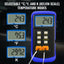 THTK-830 K-Type Thermometer with Thermocouple Sensor 1300°C / 2372°F Measure Selectable °C °F & K